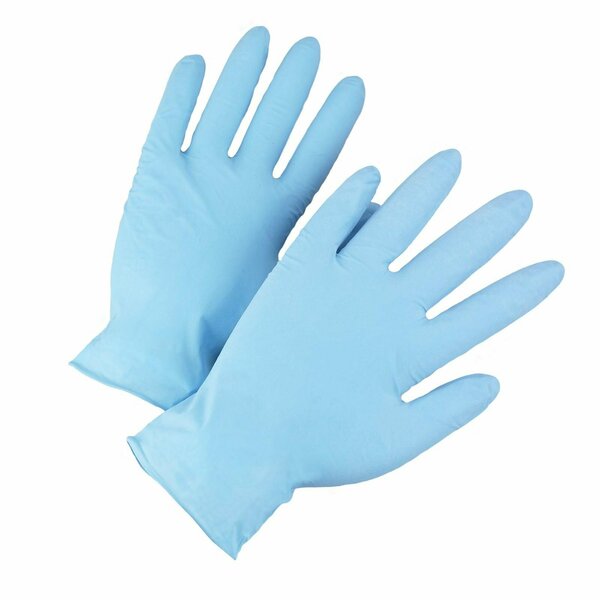 West Chester Protective Gear Nitrile Disposable Gloves, Nitrile, L, 100 PK, Blue 2910/L